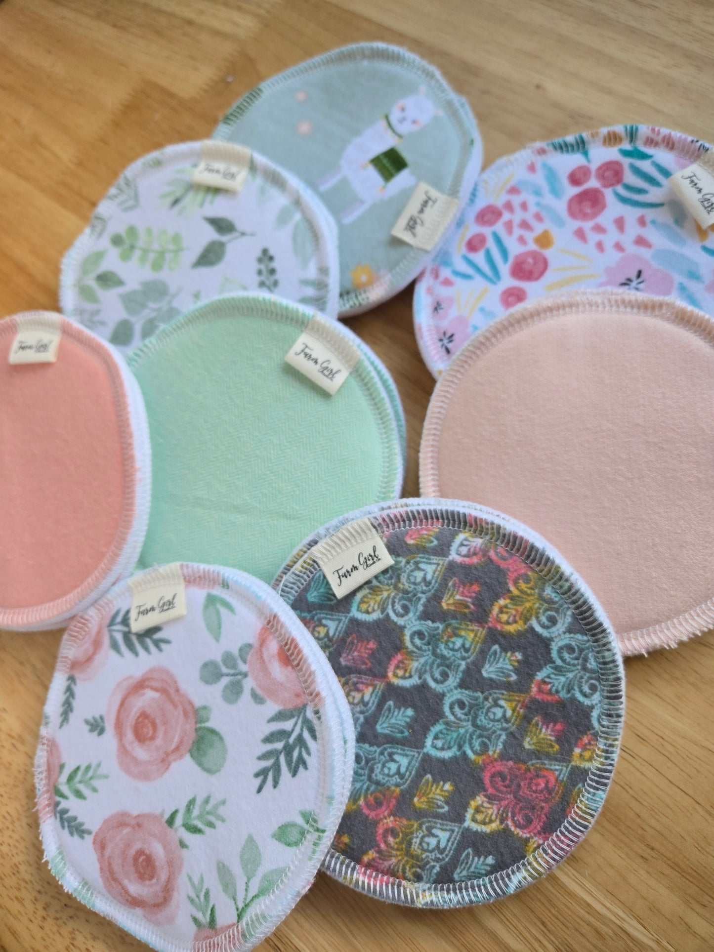 Cloth Nursing Pads with Organic Hemp Fleece