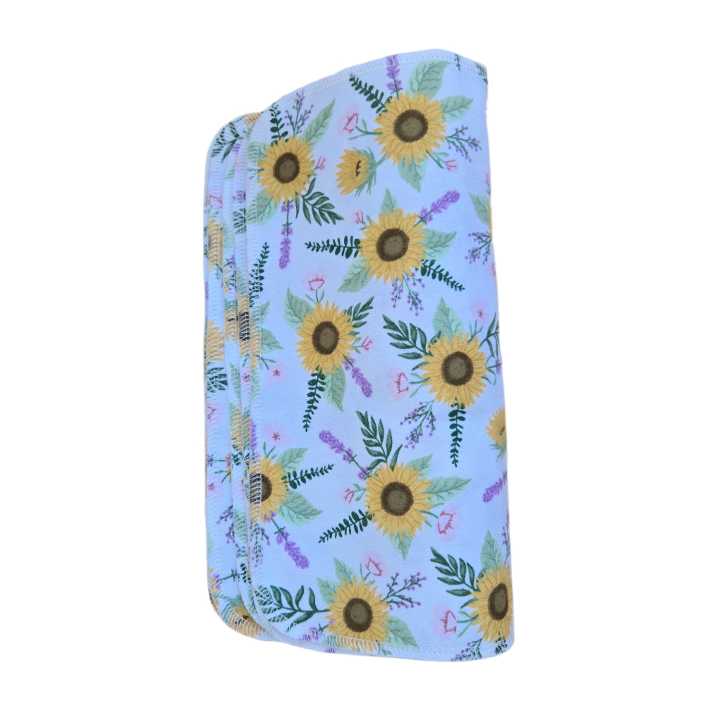 Paperless Reusable Towels | Lavender and Sunflowers